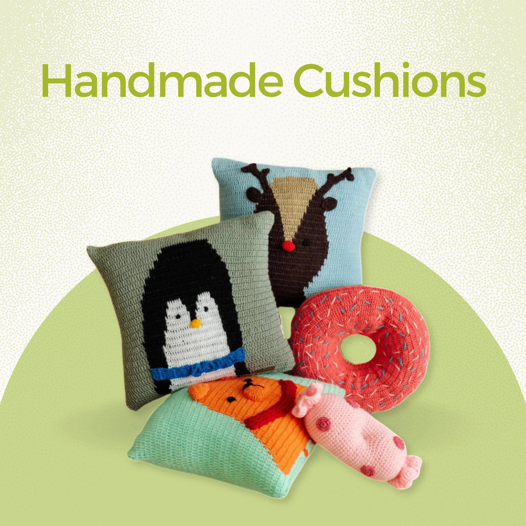 Handmade Baby Crochet Cushions