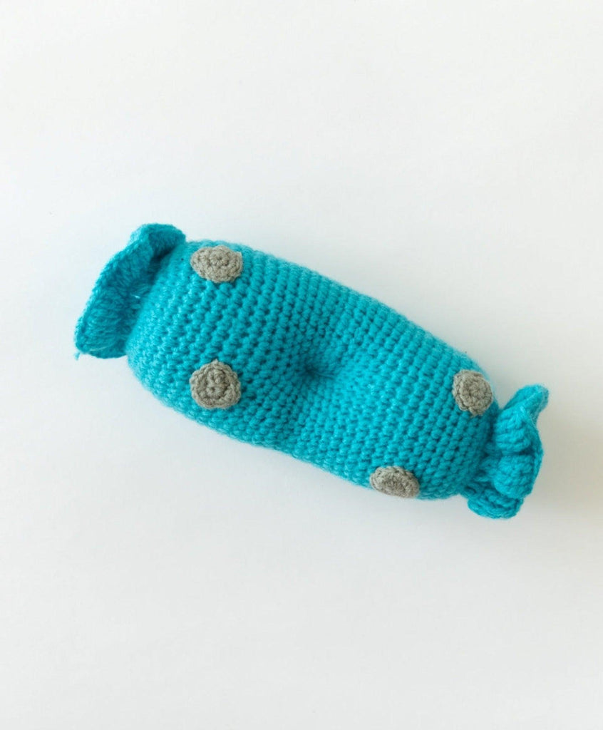 The Minty Candy Cushion- Blue - The Original Knit