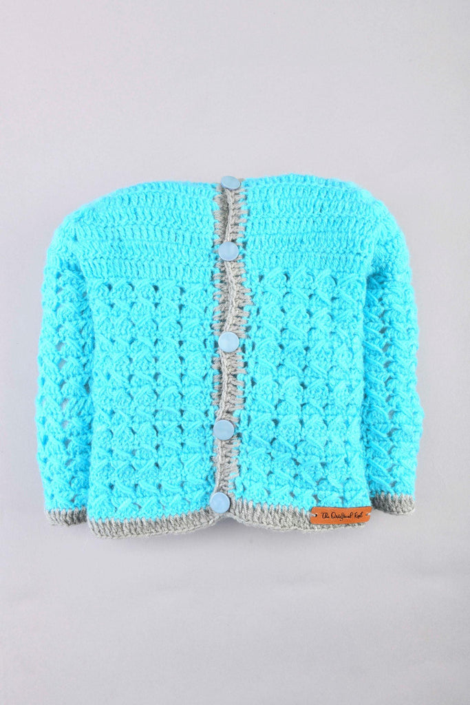 Handmade Sweater- Blue - The Original Knit