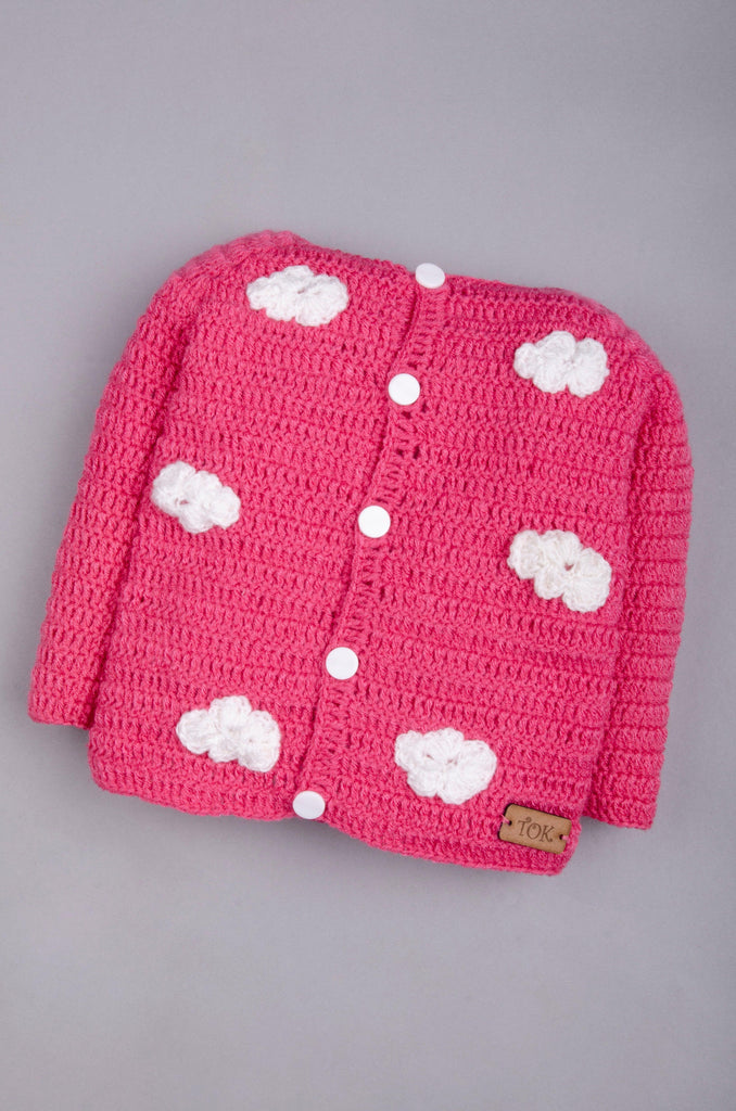 The Floating Clouds Sweater- Pink - The Original Knit