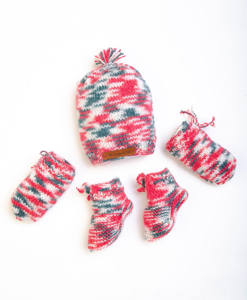 Knitted Cap Socks & Mittens- Multicolour - The Original Knit