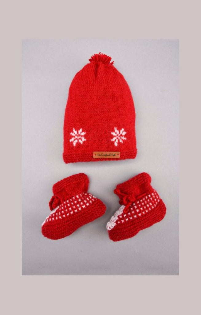 Handmade Cap & Socks- Red - The Original Knit