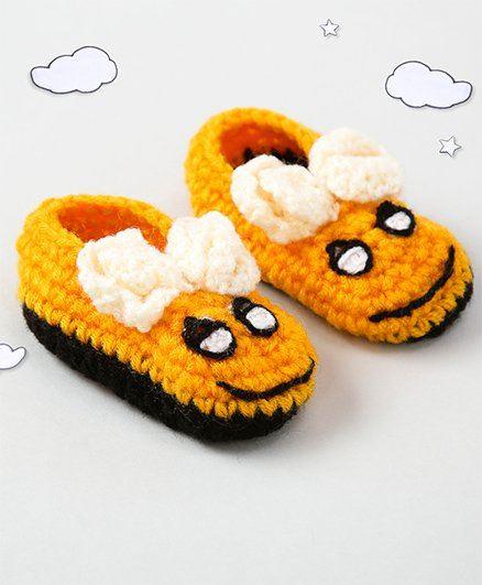 Bumble Bee Handmade Booties