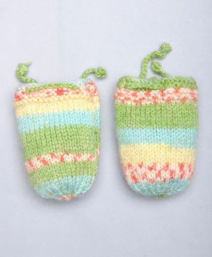 Unisex Handmade Mittens- Multicolour - The Original Knit