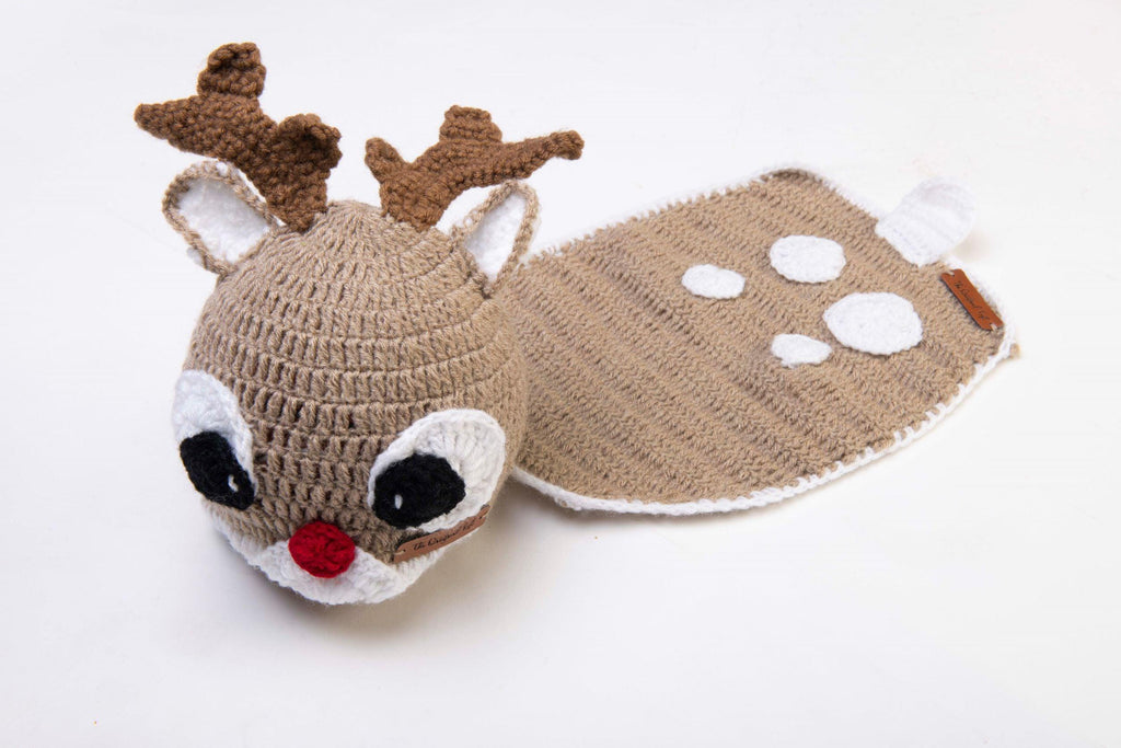 Deer Photography Crochet Outfit- Beige