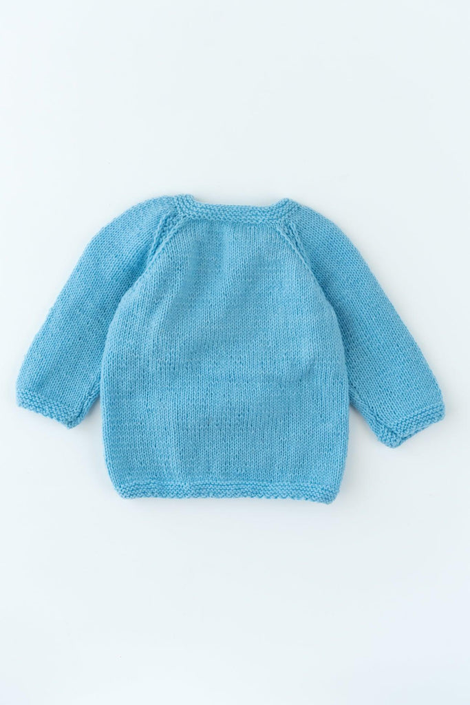 Handmade Sweater Set- Ice Blue - The Original Knit