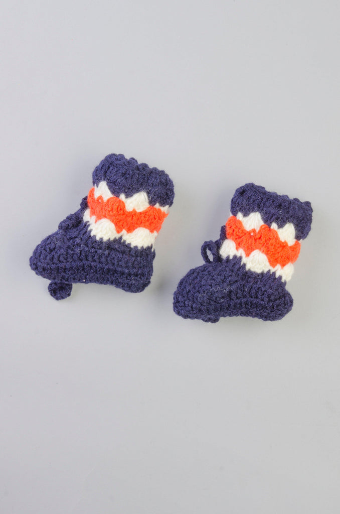 Handmade Socks- Navy Blue - The Original Knit
