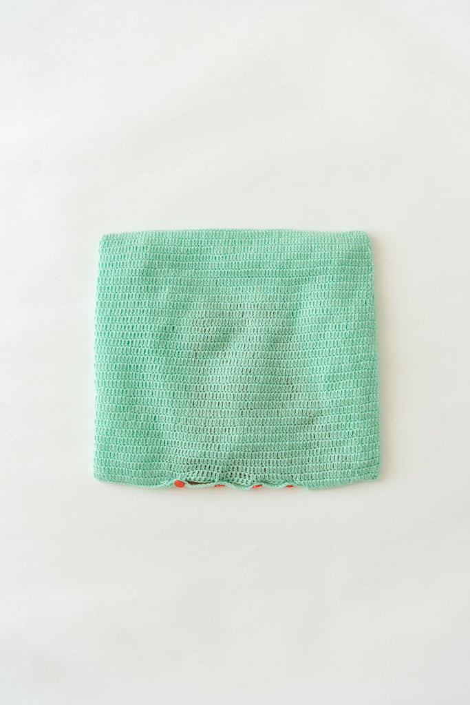Teddy Cushion Cover- Turquoise - The Original Knit
