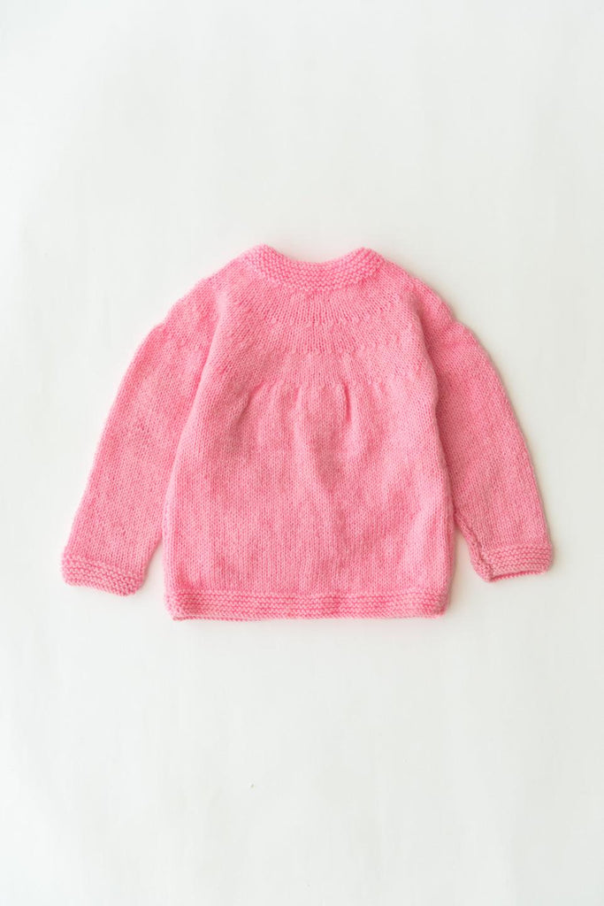 Handmade Rabbir Face Sweater Set- Baby Pink - The Original Knit