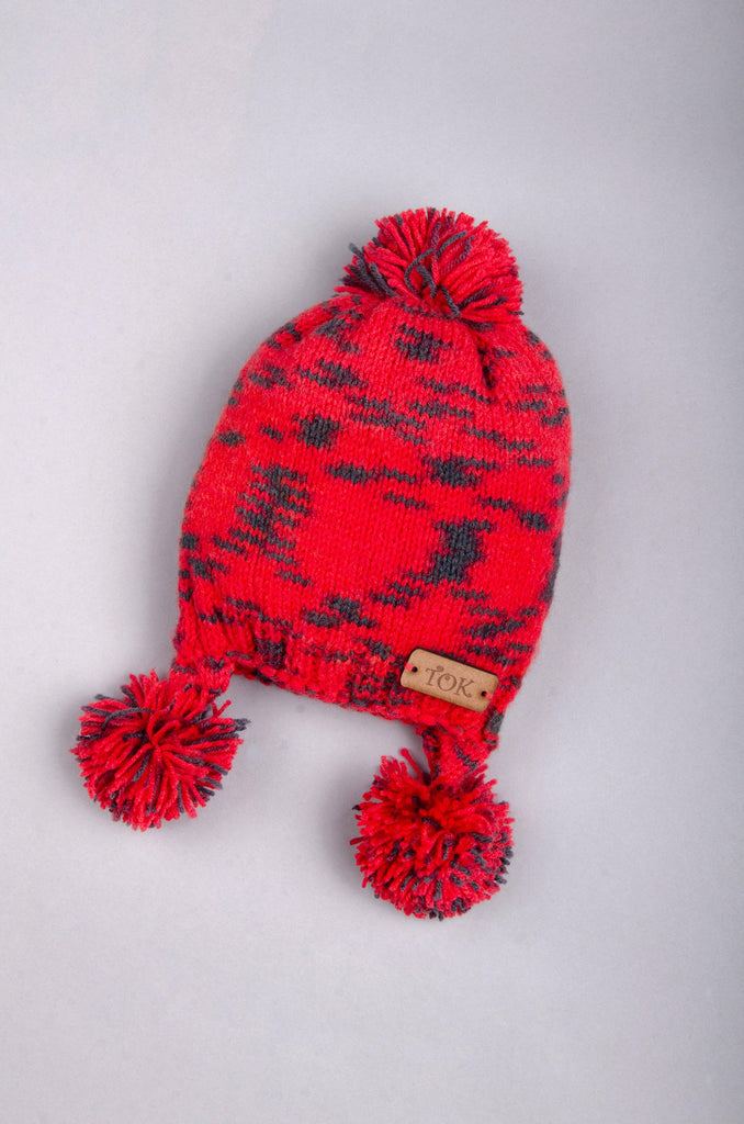 Burst Of Colours Knitted Cap- Multicolour