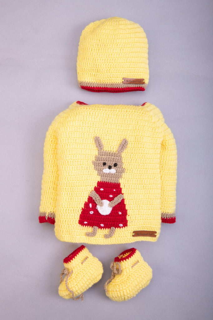 Bunny Sweater Set- Yellow