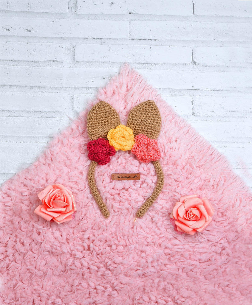 Bunny Ear Hairband- Beige